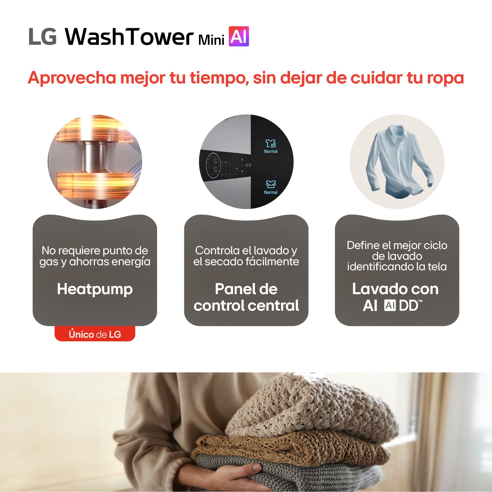 Aprovecha mejor tu tiempo, sin dejar de cuidar tu ropa